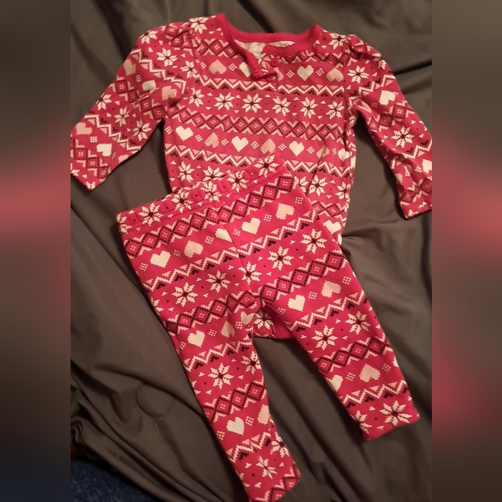 Garanimals winter pajama set, baby girl  6-9 months